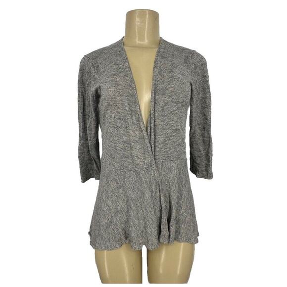 Eileen Fisher Small ? Women Open Front Linen Blend Sweater Cardigan PS1 - Picture 1 of 8